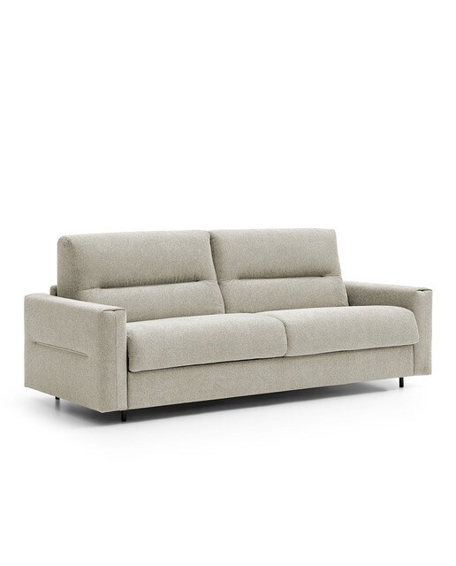 Sofá cama mezcla algodón Ross El Corte Inglés - Crema Cama 120 cm Crema-2