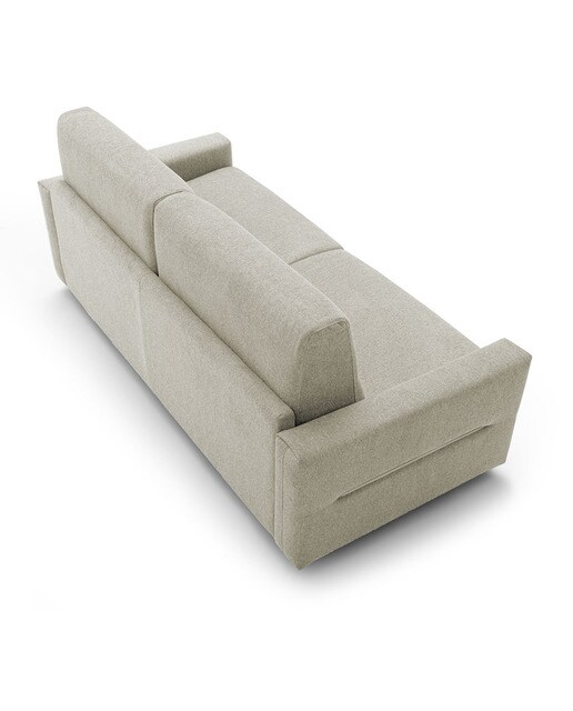 Sofá cama mezcla algodón Ross El Corte Inglés - Crema Cama 120 cm Crema-6