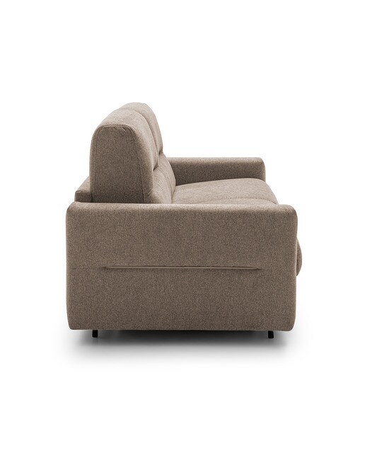 Sofá cama mezcla algodón Ross El Corte Inglés - Tostado Cama 120 cm Tostado-3