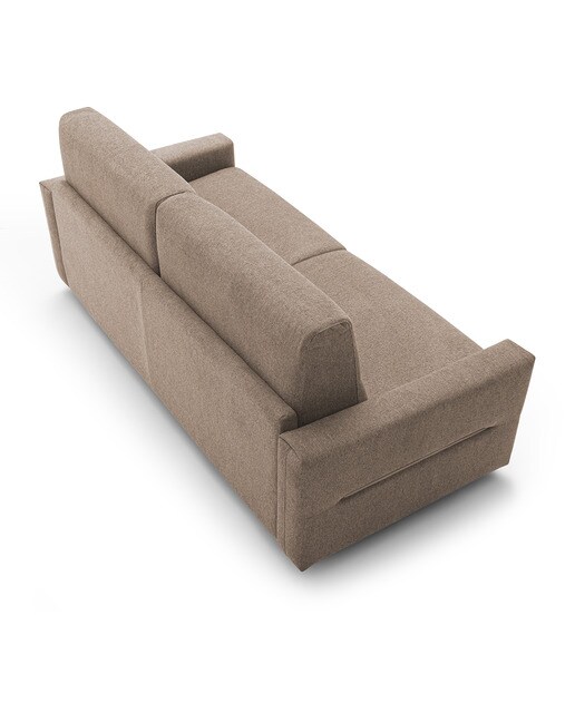 Sofá cama mezcla algodón Ross El Corte Inglés - Tostado Cama 120 cm Tostado-5