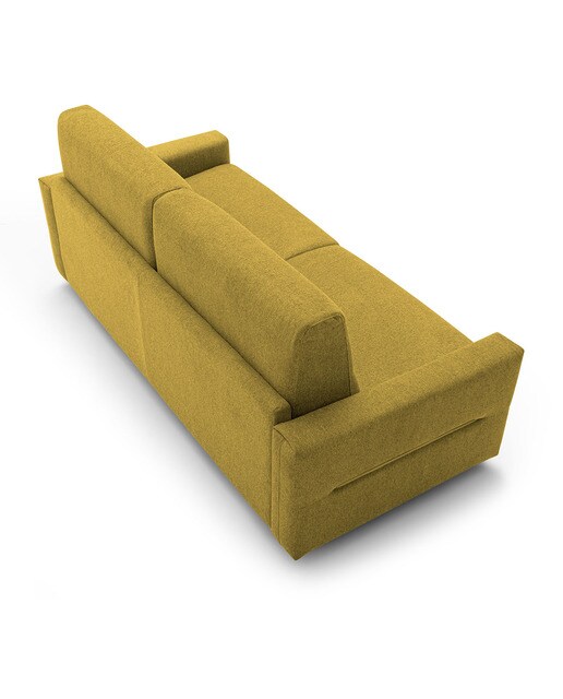 Sofá cama mezcla algodón Ross El Corte Inglés - Ocre Cama 120 cm Ocre-6