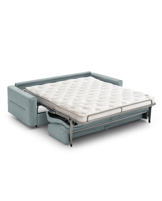 Sofá cama Ross El Corte Inglés - Gris / Azul Cama 120 cm Gris / Azul-4