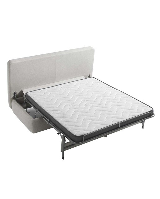 Sofá cama viscosa y lino Lyra El Corte Inglés - Mostaza Beige-9