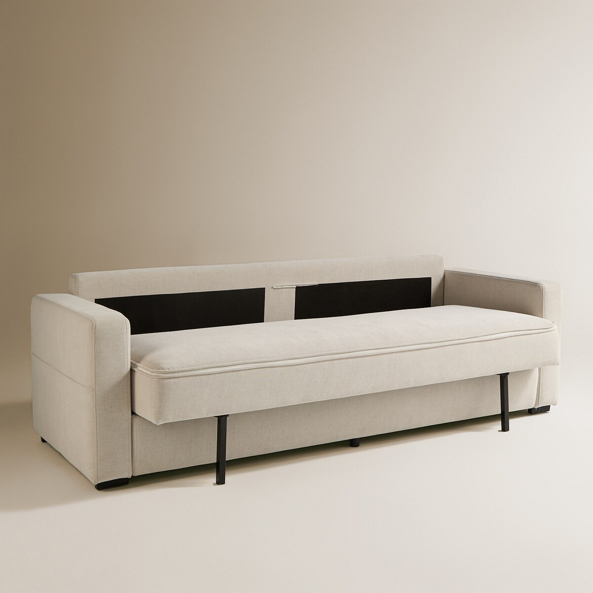 Sofá-Cama de 3 Lugares Adur Cru-5