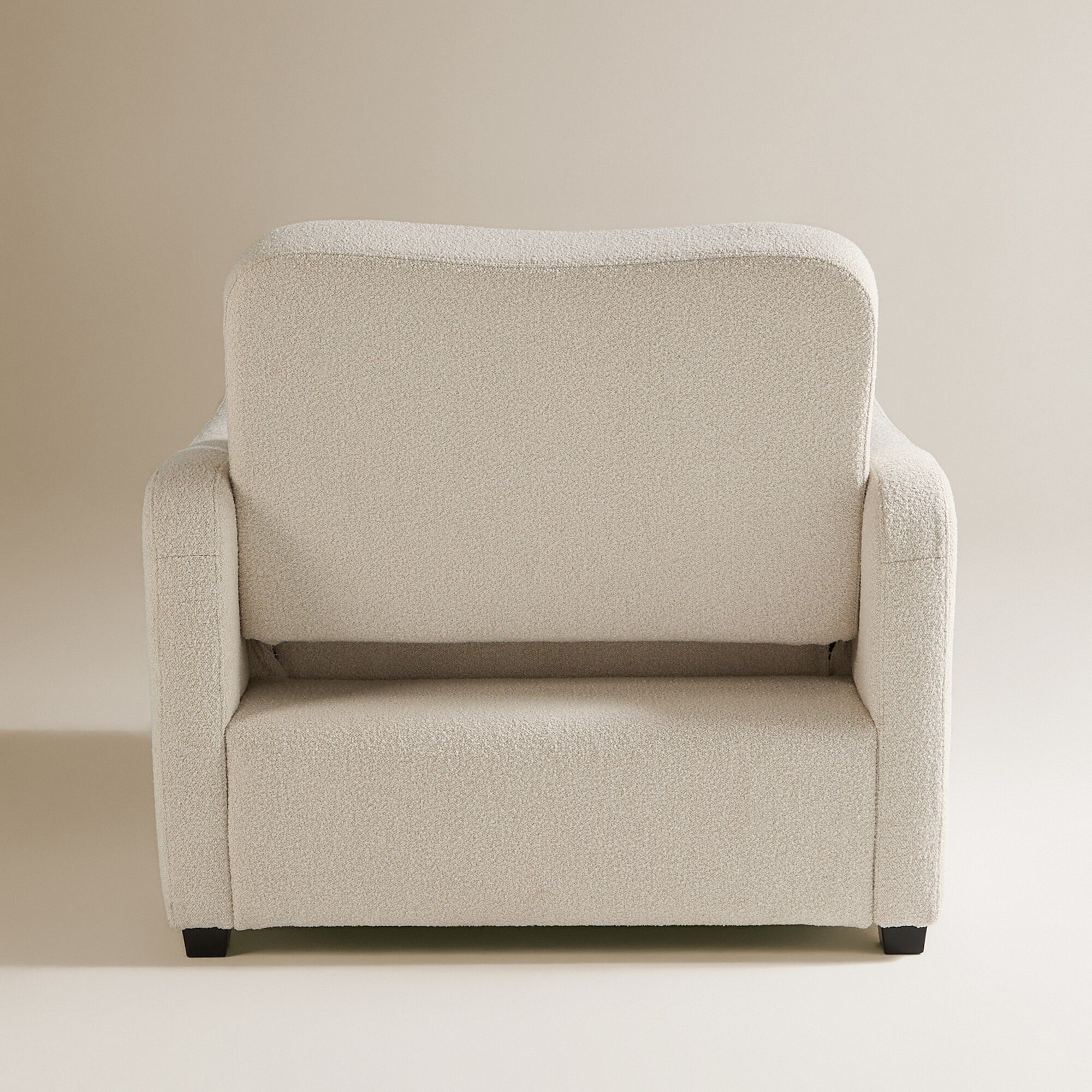 Cadeira-Cama com Tecido Bouclé Londres Creme-6