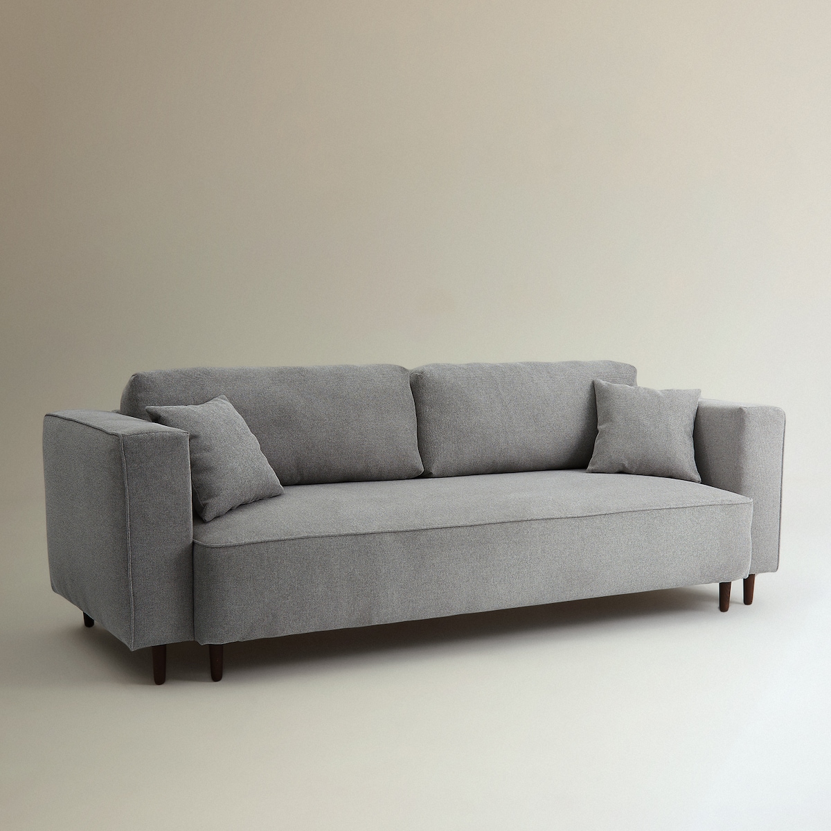 Sofá-cama de 3 Lugares Brenta Cinzento-3