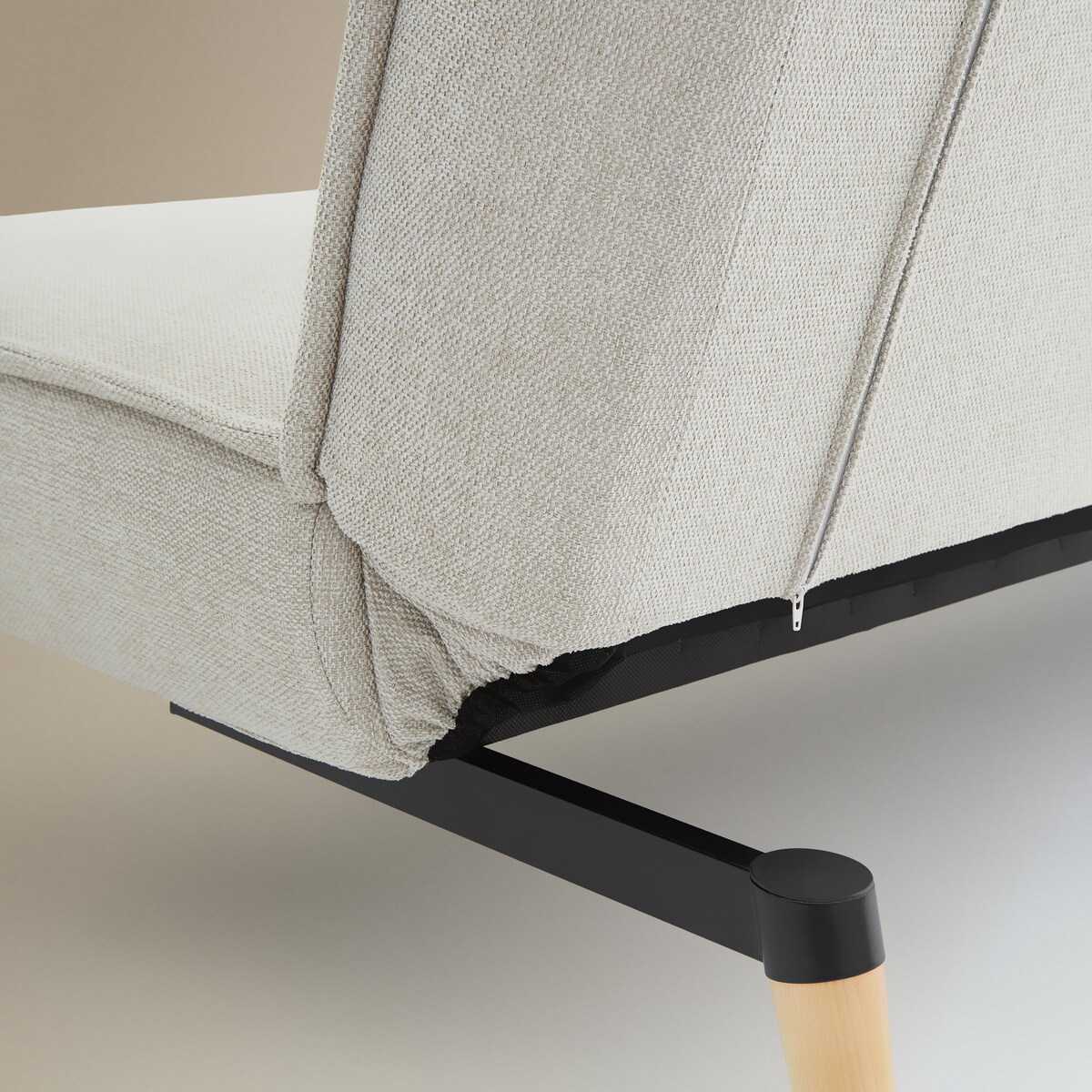 Sofá-Cama de 3 Lugares Nera Bege-10