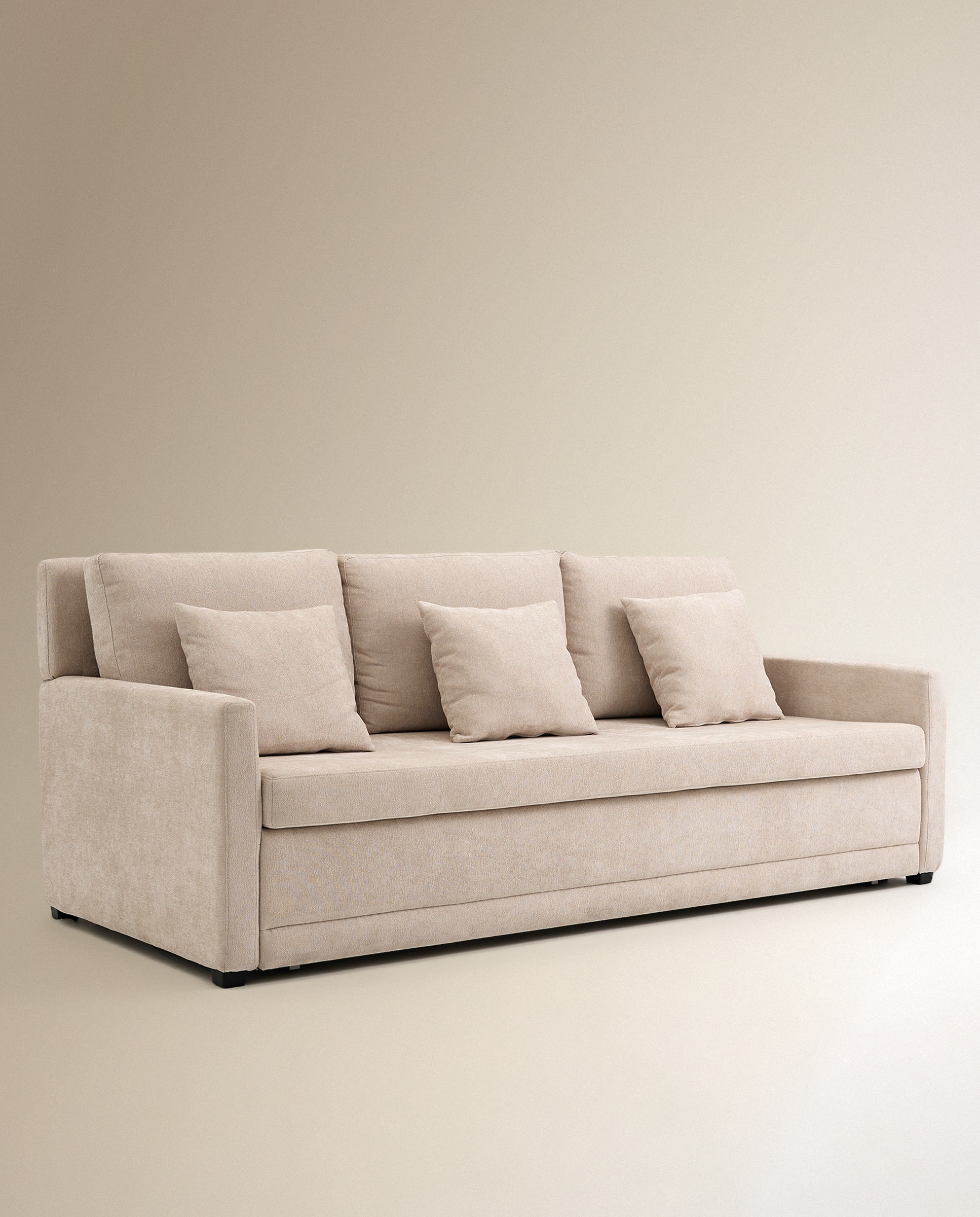 Sofá-cama de 3 Lugares Cinema Cinzento-pérola-3
