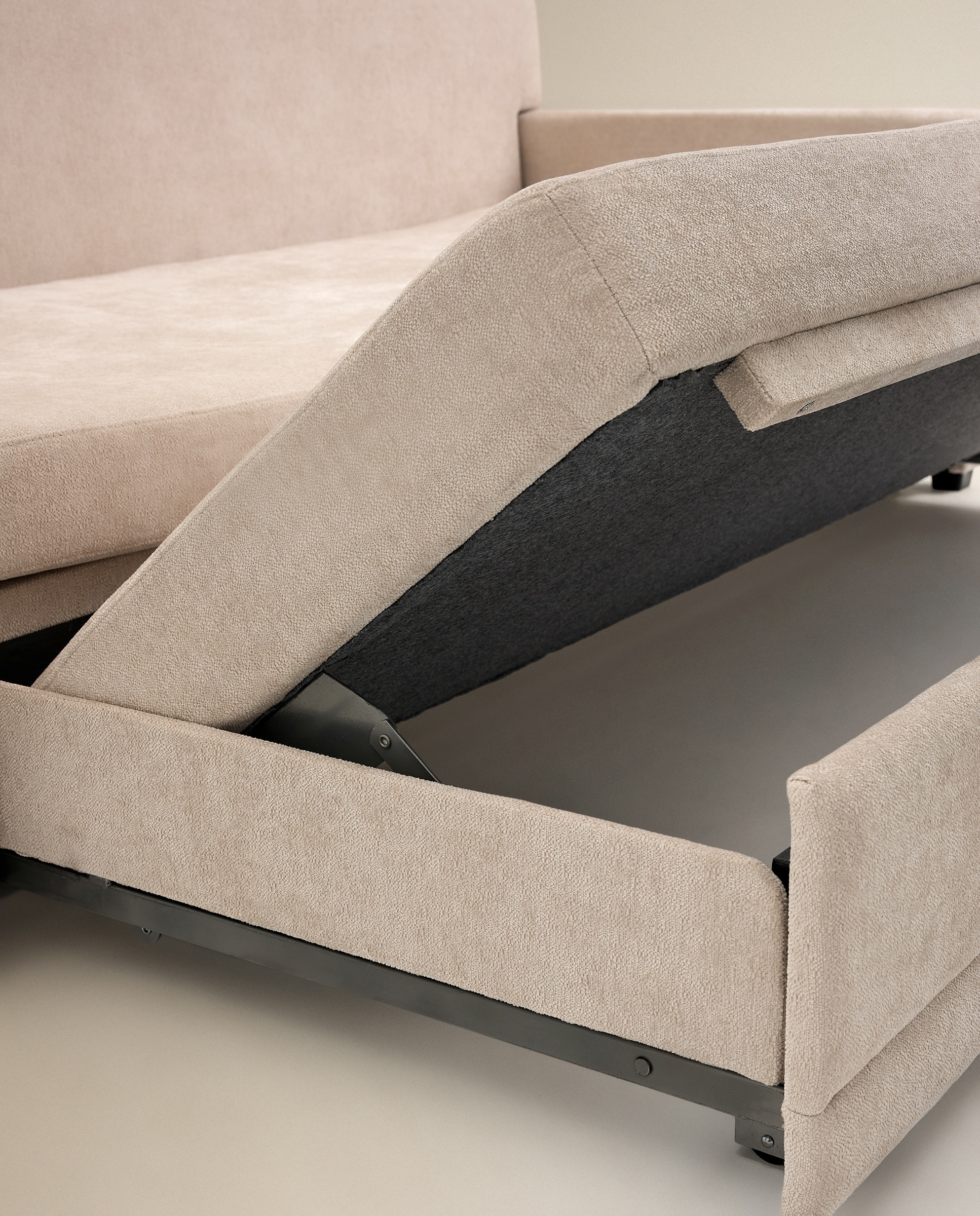 Sofá-cama de 3 Lugares Cinema Cinzento-pérola-9