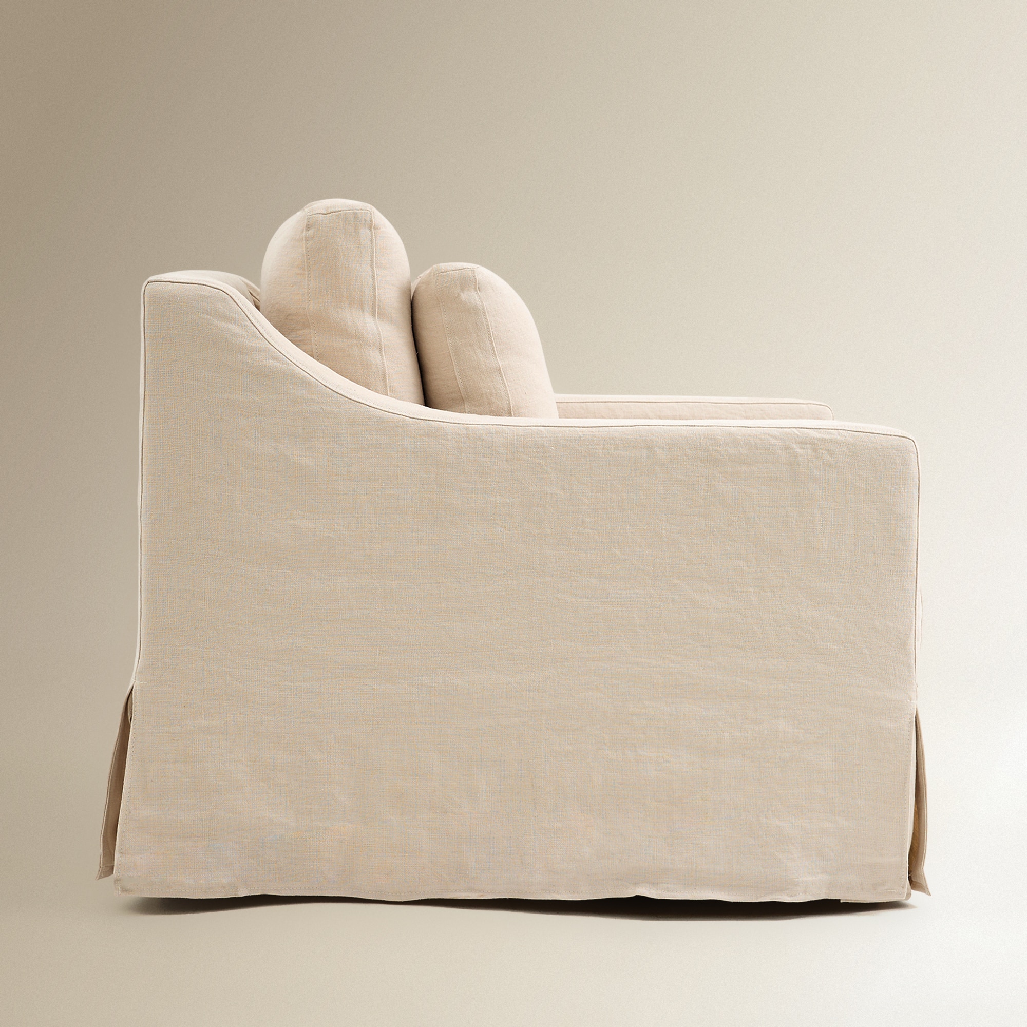 Cadeira Desembainhável de Linho Marbore Pedra-4