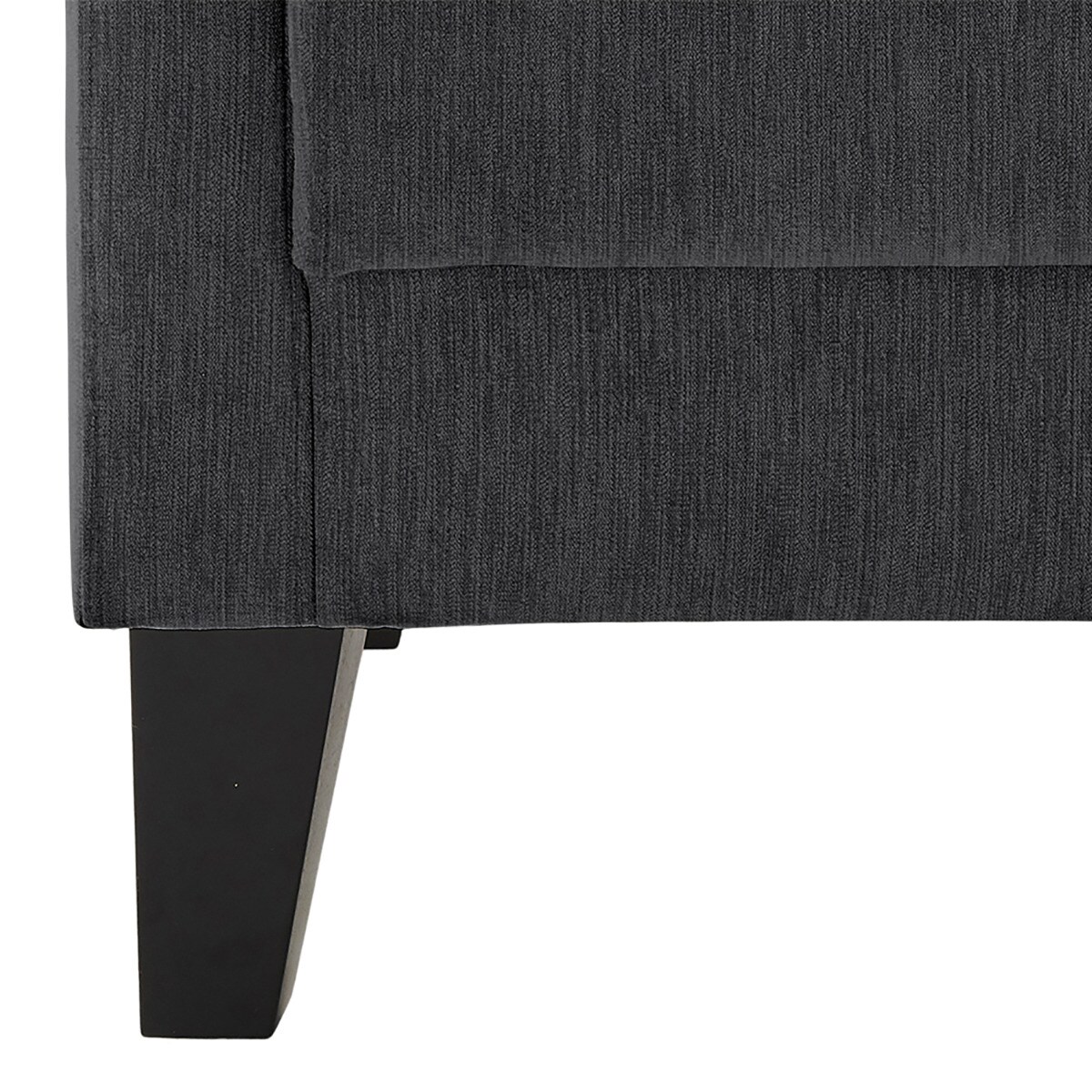 Butaca tapizada Moma - Gris oscuro Gris oscuro-5