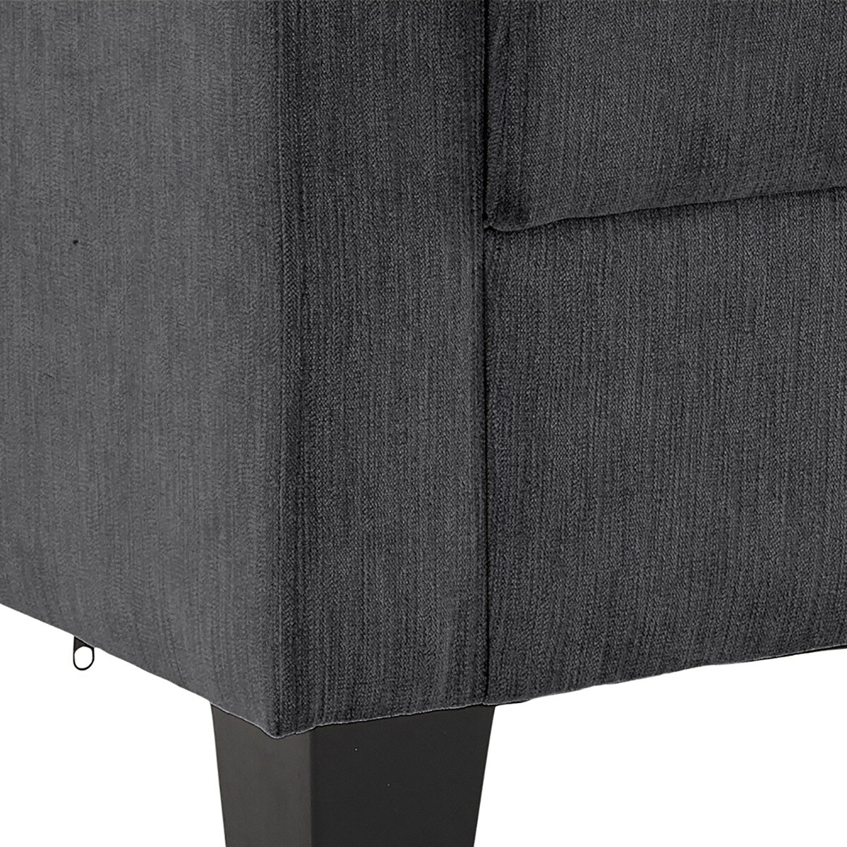 Butaca tapizada Moma - Gris oscuro Gris oscuro-6