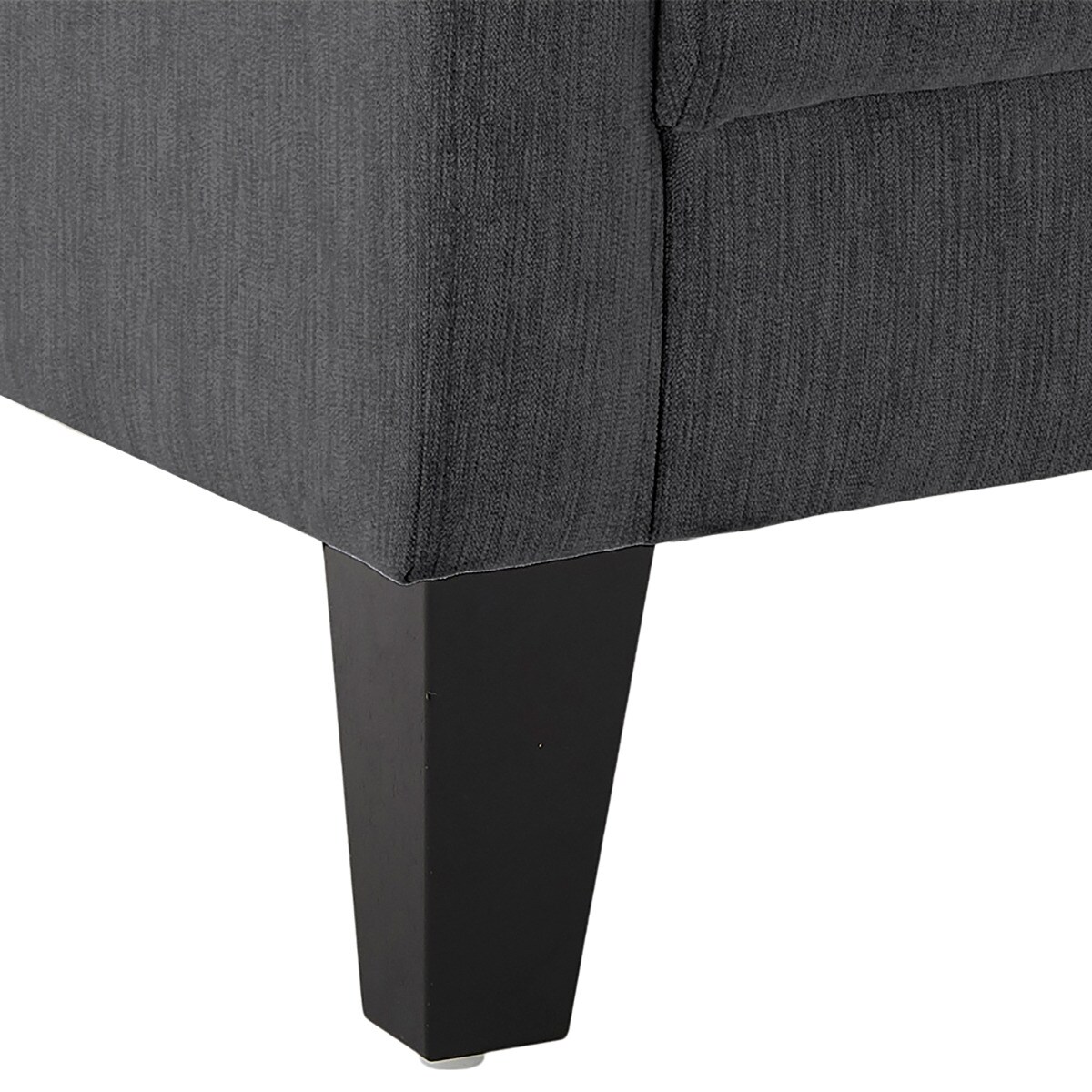 Butaca tapizada Moma - Gris oscuro Gris oscuro-7