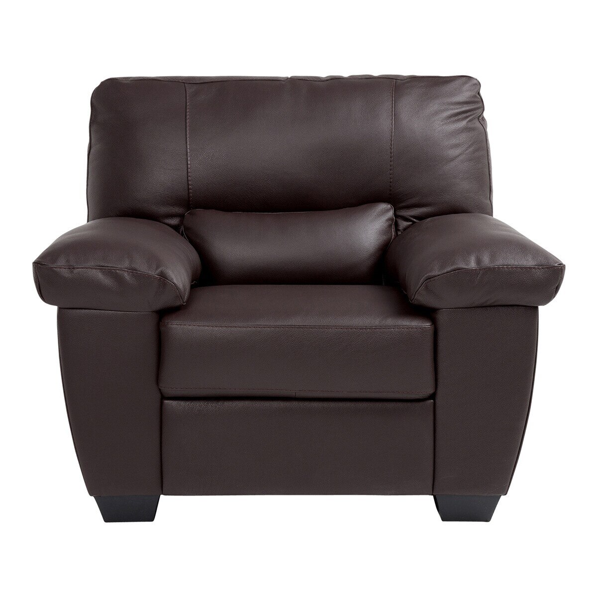 Sillón de piel Vera El Corte Inglés - Marrón chocolate CAT A0BH Marrón chocolate CAT A0BH-2