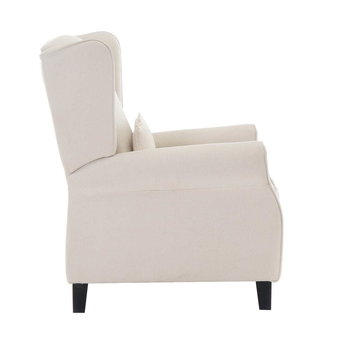 Sillón de algodón y lino con relax manual Pavia El Corte Inglés - Natural Natural-3
