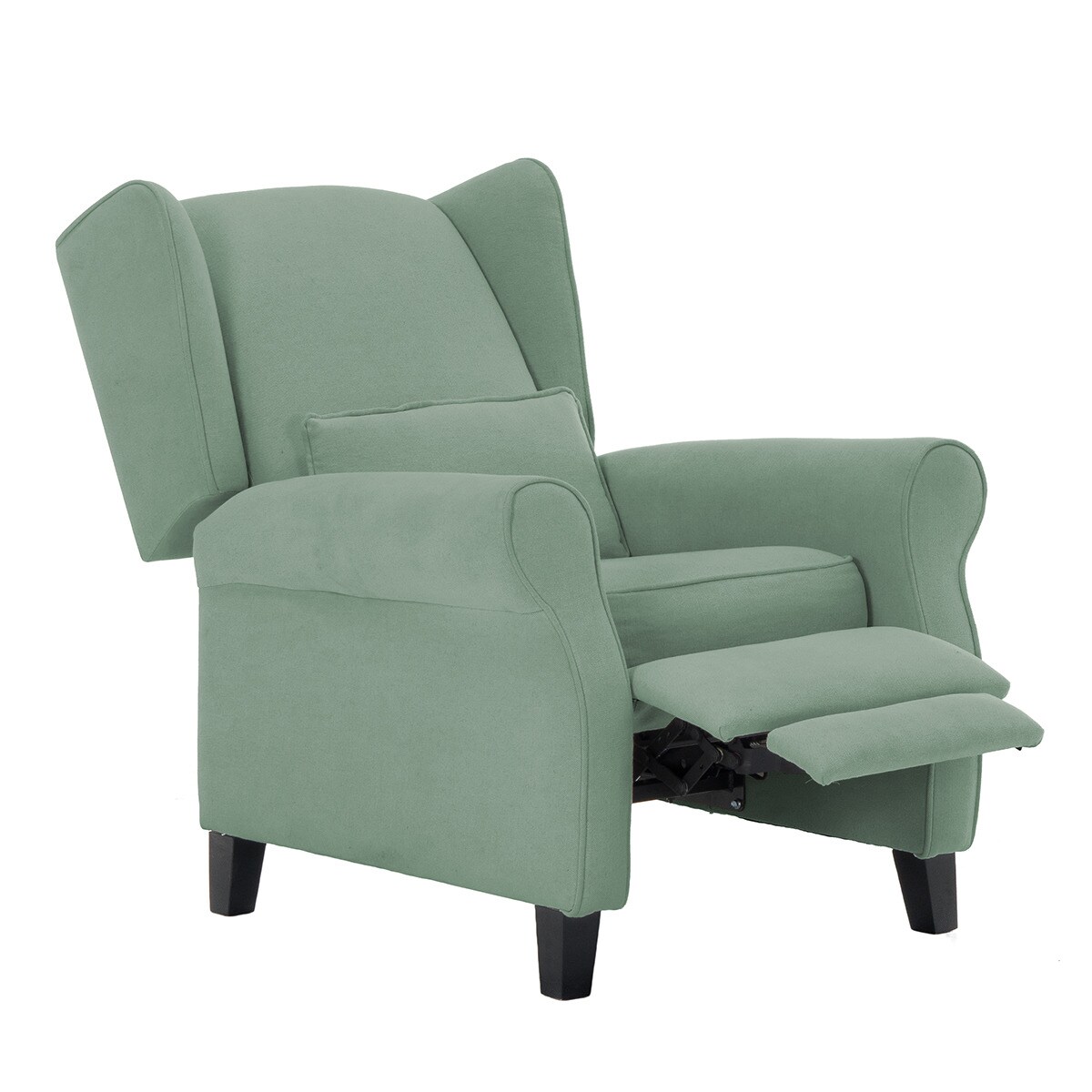 Sillón de algodón y lino con relax manual Pavia El Corte Inglés - Verde Agua Verde Agua-5