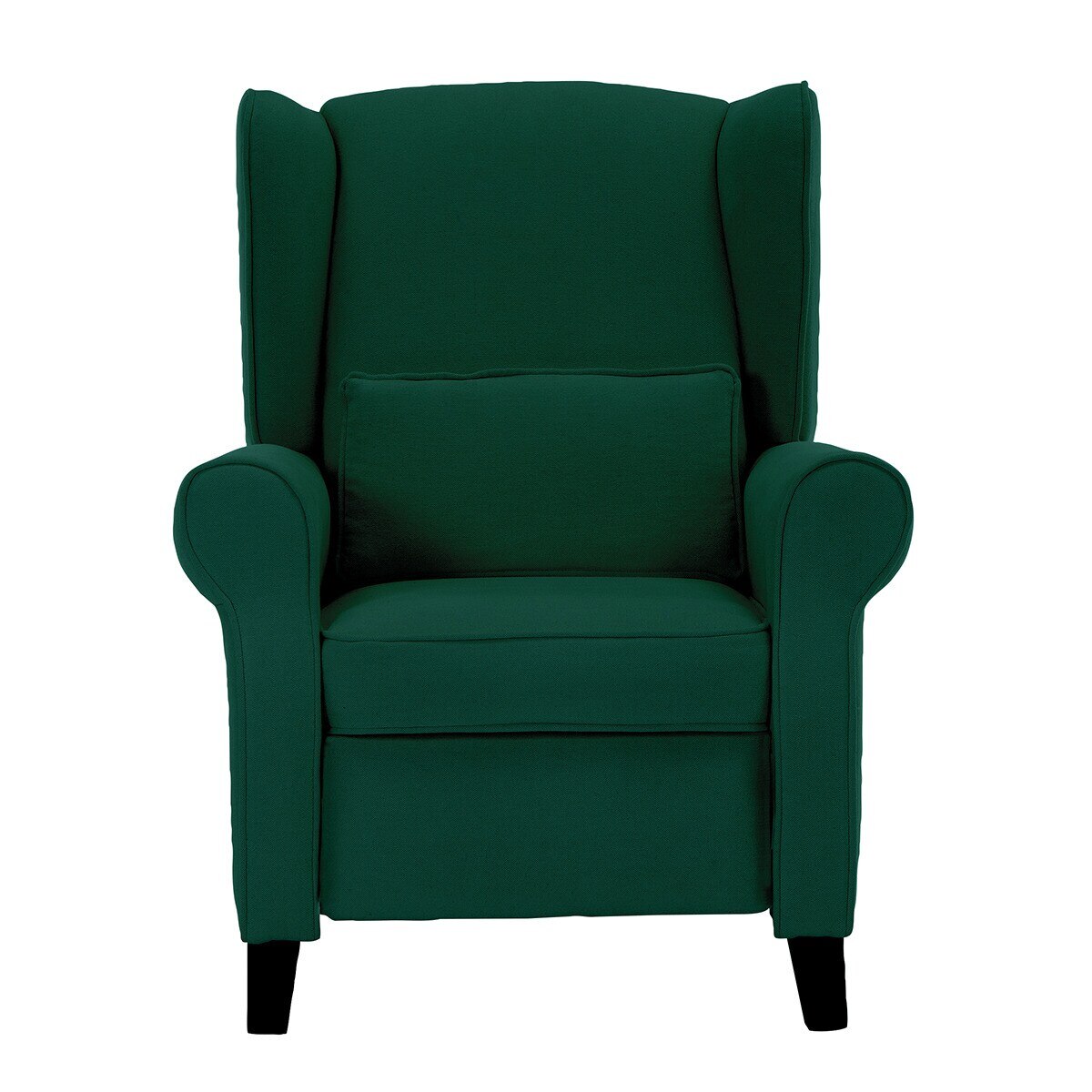 Sillón de algodón y lino con relax manual Pavia El Corte Inglés - Verde oscuro Verde oscuro-2