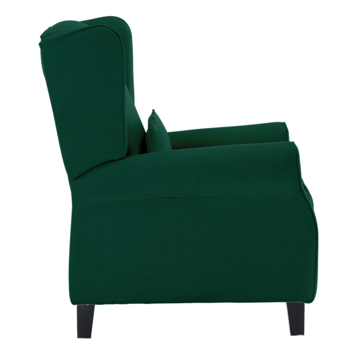 Sillón de algodón y lino con relax manual Pavia El Corte Inglés - Verde oscuro Verde oscuro-3