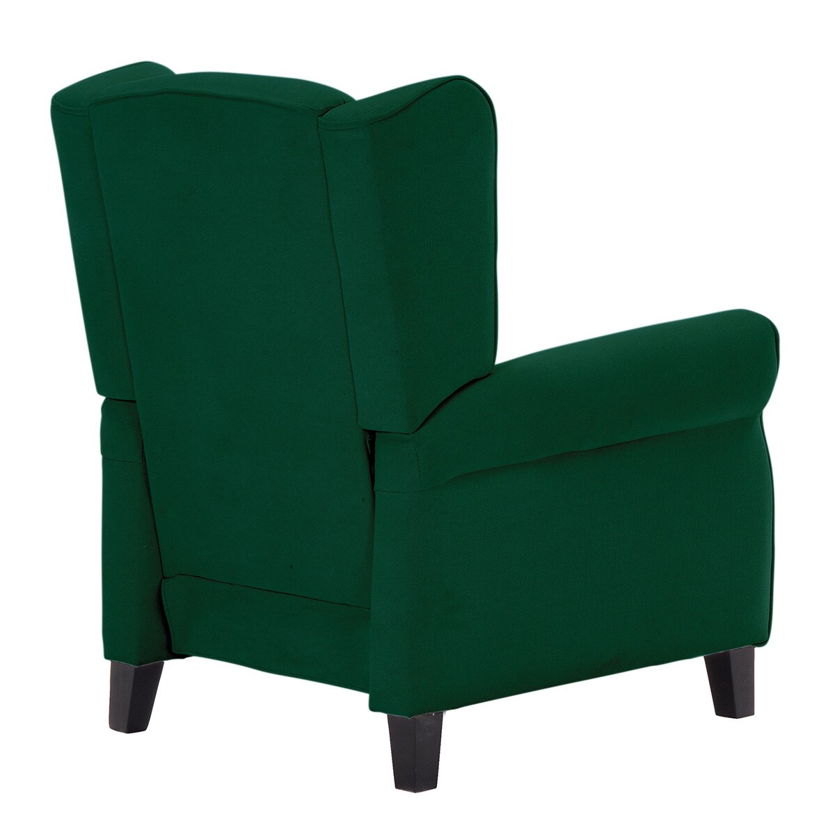 Sillón de algodón y lino con relax manual Pavia El Corte Inglés - Verde oscuro Verde oscuro-4