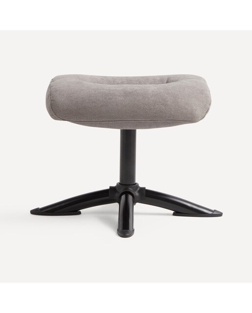 Sillón relax manual giratorio con reposapiés Lars El Corte Inglés - Gris claro Gris claro-6