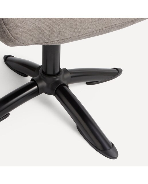Sillón relax manual giratorio con reposapiés Lars El Corte Inglés - Gris claro Gris claro-9