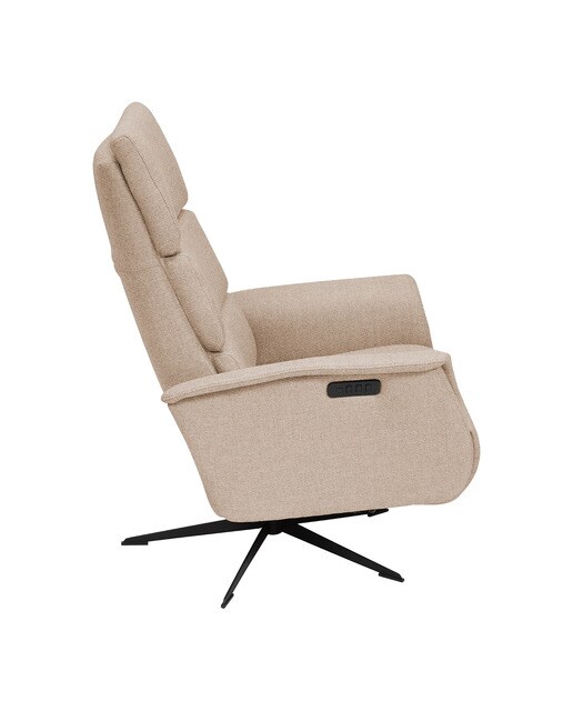 Sillón relax eléctrico con tejido chenilla Clint El Corte Inglés - 01-Beige 01-Beige-3