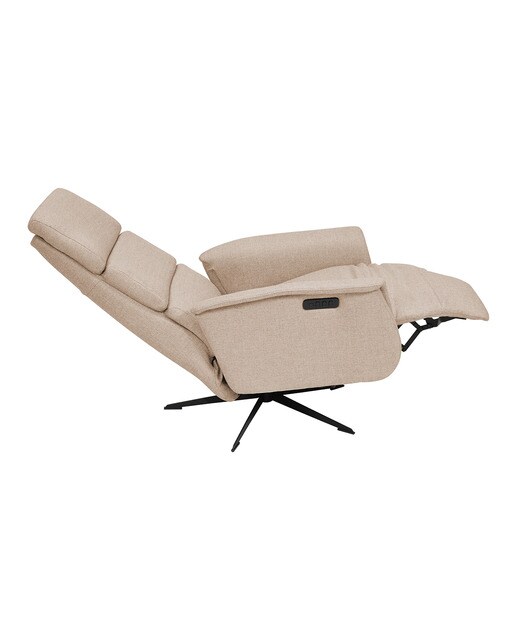 Sillón relax eléctrico con tejido chenilla Clint El Corte Inglés - 01-Beige 01-Beige-5