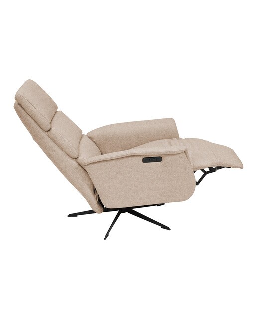 Sillón relax eléctrico con tejido chenilla Clint El Corte Inglés - 01-Beige 01-Beige-7
