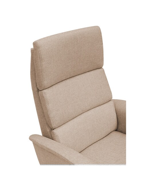 Sillón relax manual con tejido chenilla Clint El Corte Inglés - 01-Beige 01-Beige-9