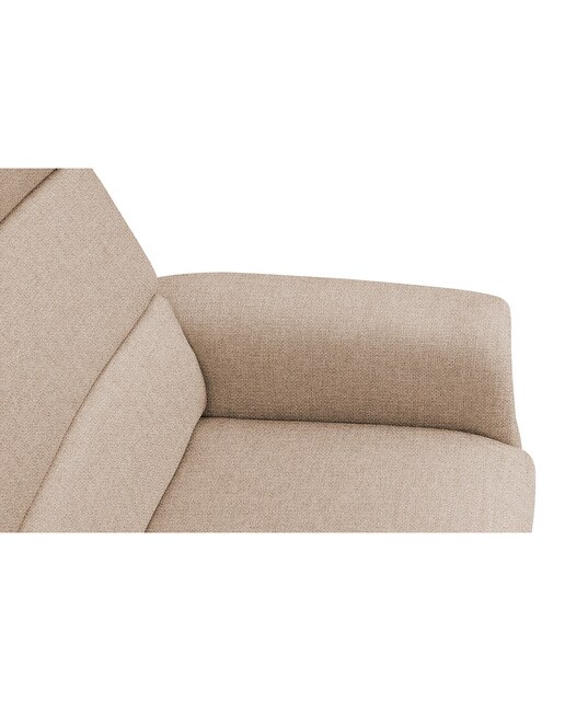 Sillón relax manual con tejido chenilla Clint El Corte Inglés - 01-Beige 01-Beige-10