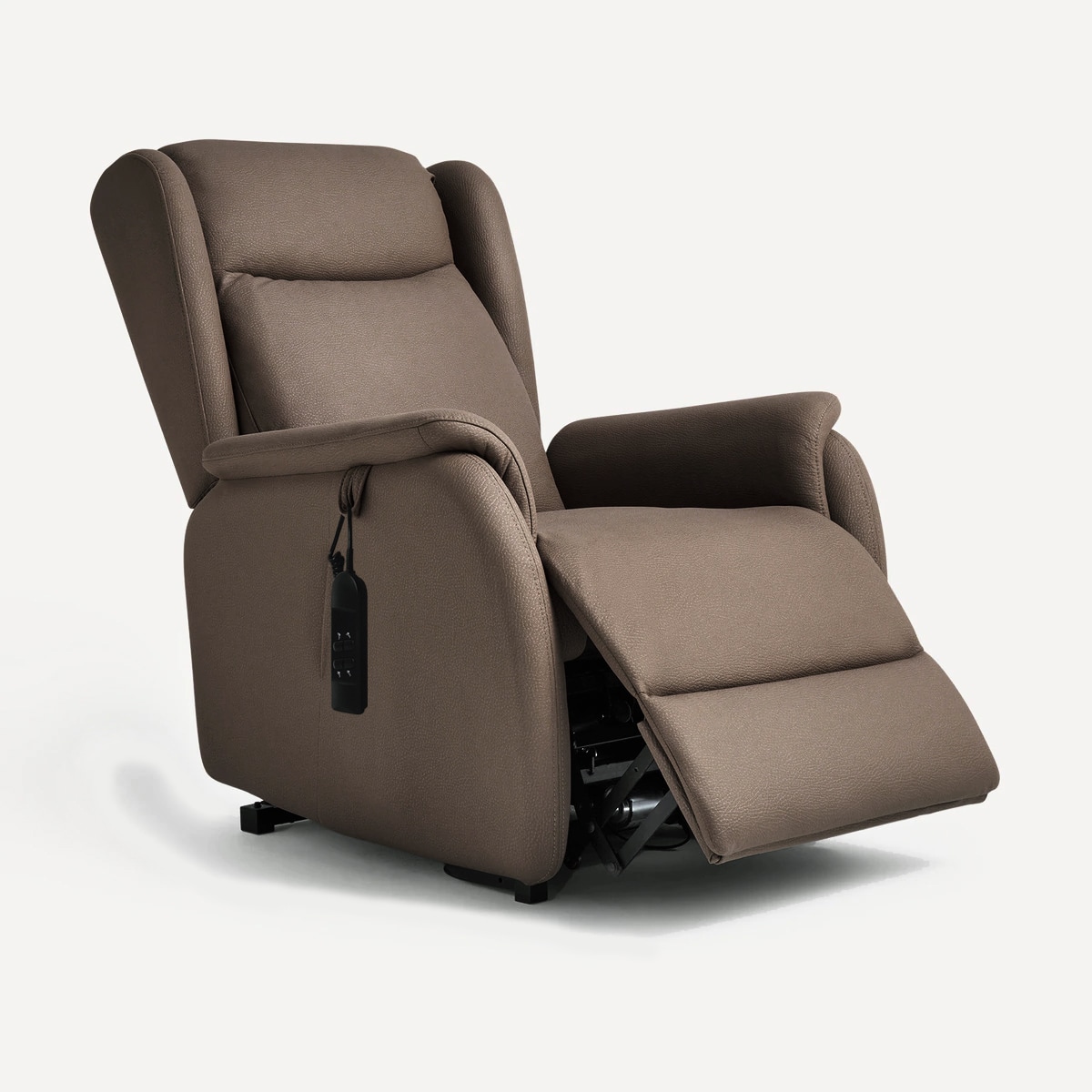 Poltrona Relax Elétrica com Power Lift Arkansas Castanho-4