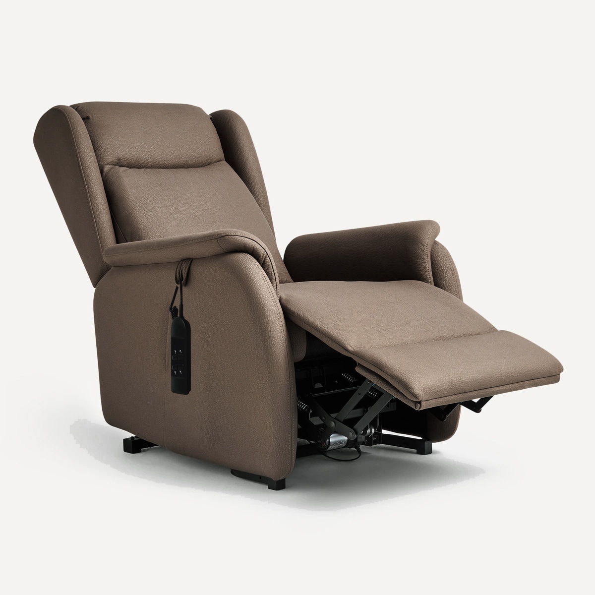 Poltrona Relax Elétrica com Power Lift Arkansas Castanho-5