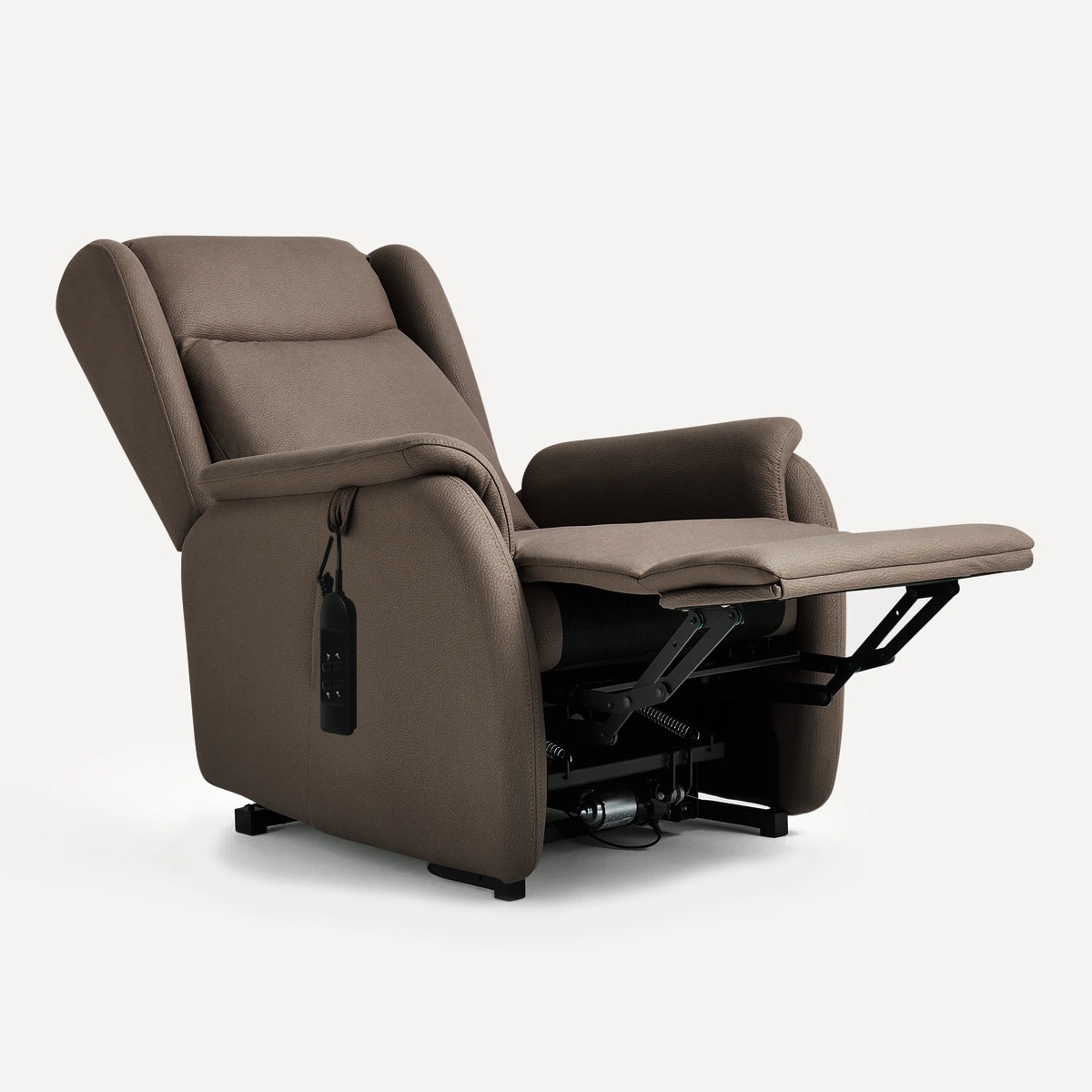 Poltrona Relax Elétrica com Power Lift Arkansas Castanho-6