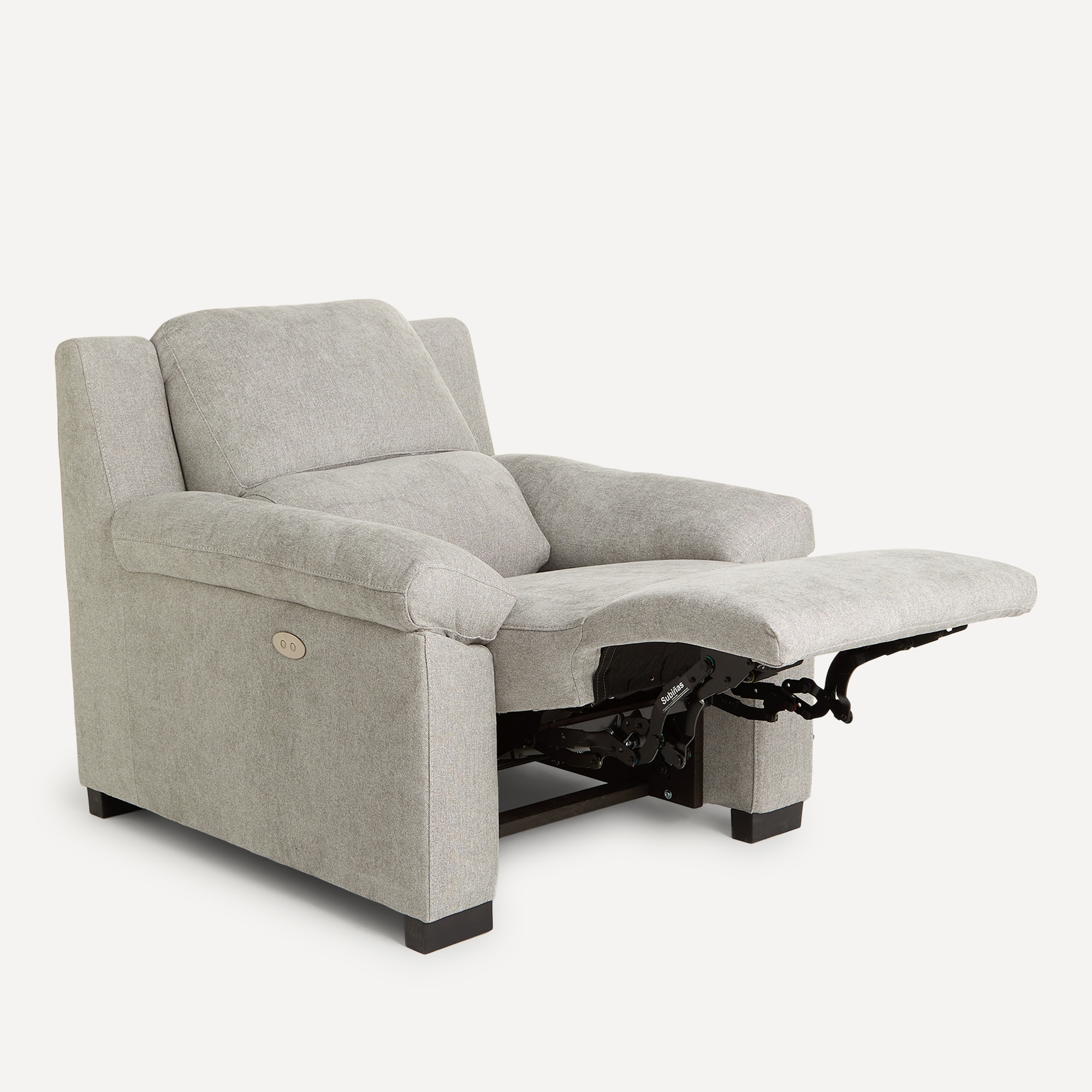 Cadeira com Relax Elétrico Bolzano Storm - Cinzento Médio-6