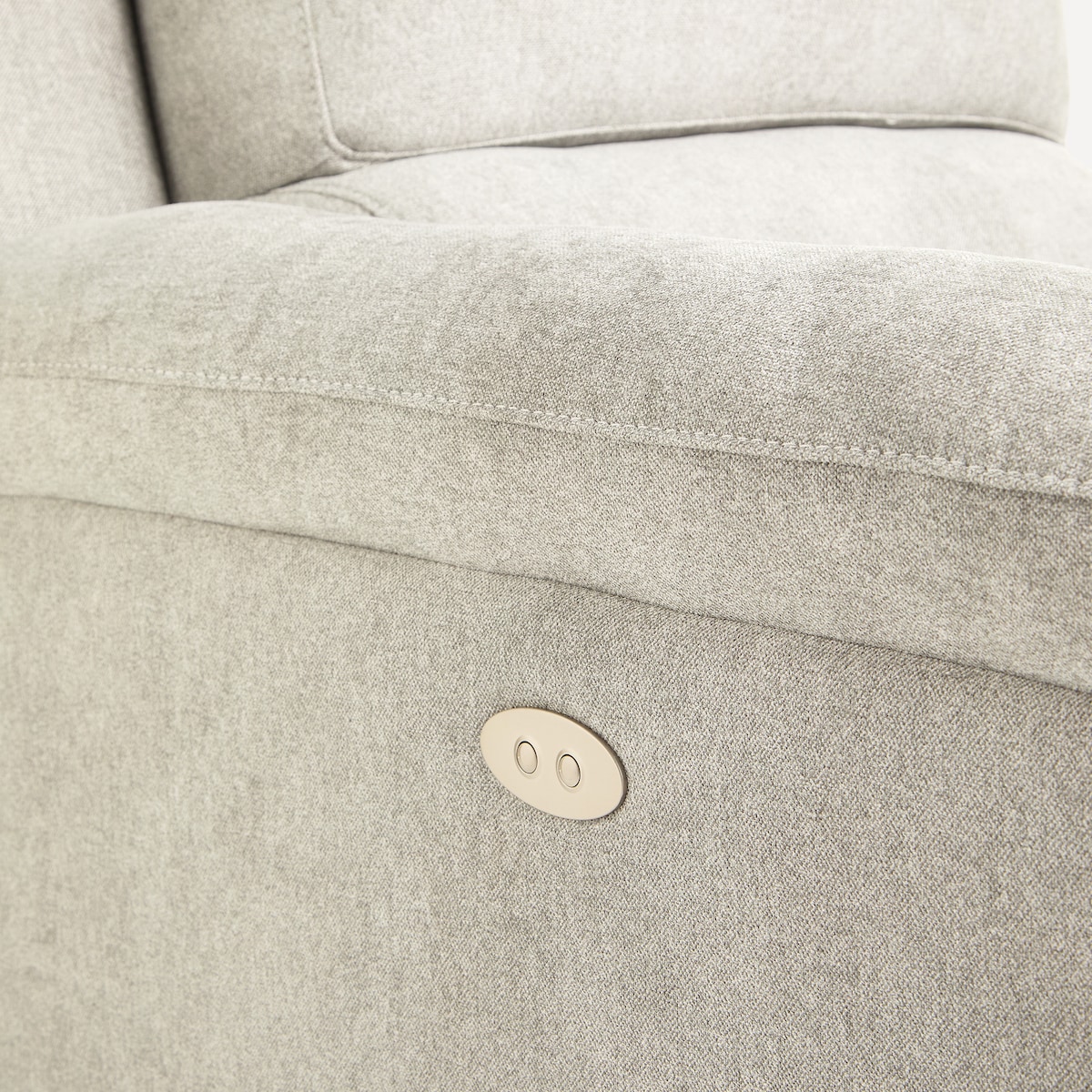 Cadeira com Relax Elétrico Bolzano Storm - Cinzento Médio-7