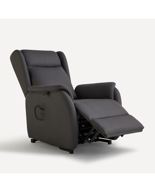 Poltrona Relax Elétrica com Power Lift Arkansas Cinzento-4
