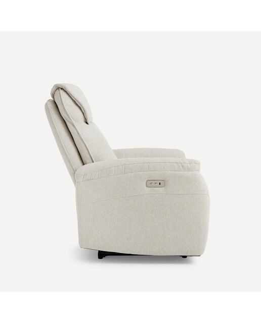 Sillón tapizado con relax eléctrico Draco El Corte Inglés - Beige Beige-3