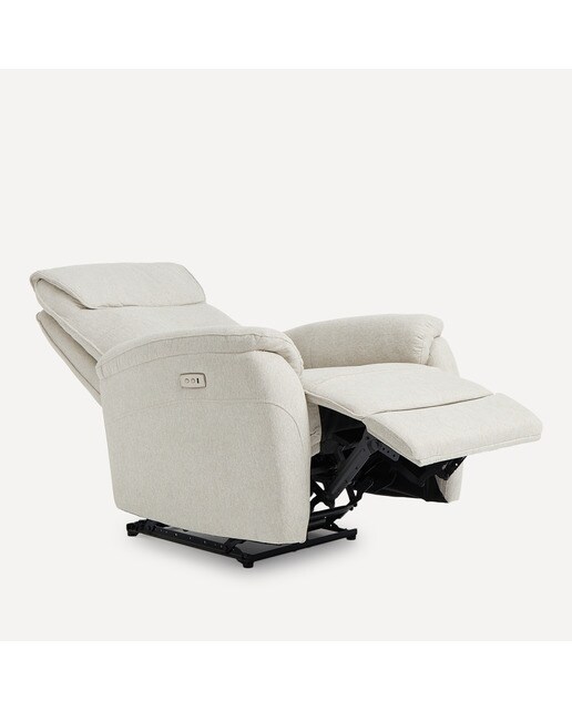 Sillón tapizado con relax eléctrico Draco El Corte Inglés - Beige Beige-6