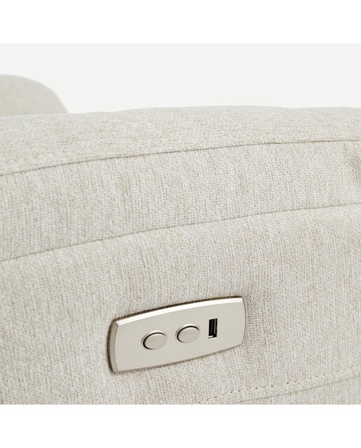 Sillón tapizado con relax eléctrico Draco El Corte Inglés - Beige Beige-7