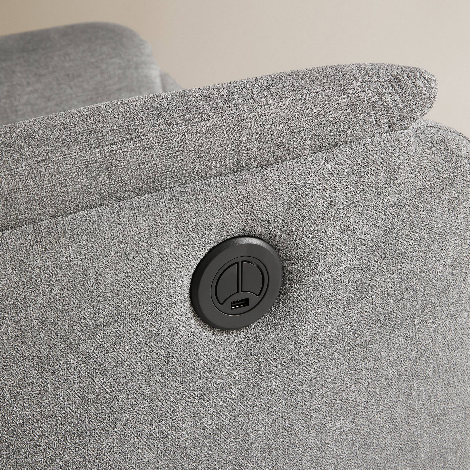 Cadeira com Relax Elétrico Niko Cinzento-8