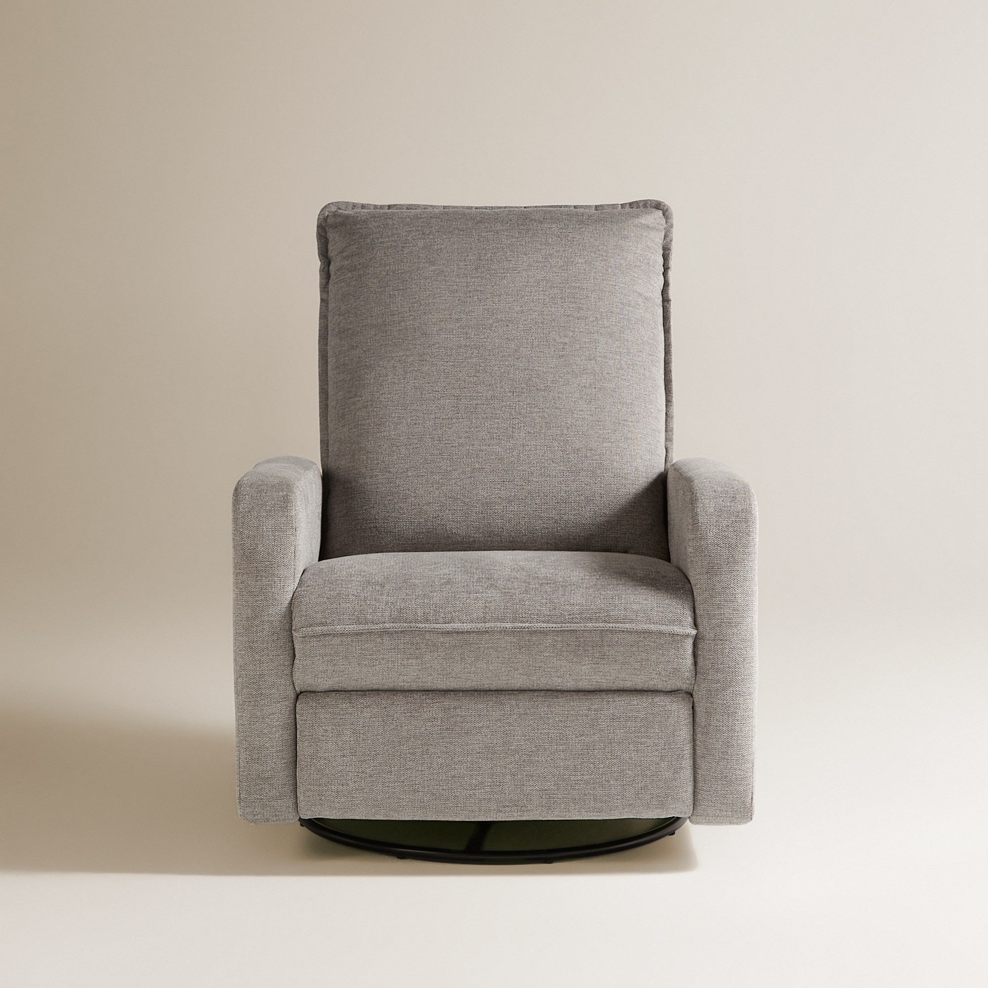 Cadeira com Relax Giratório Swing Cinzento-3