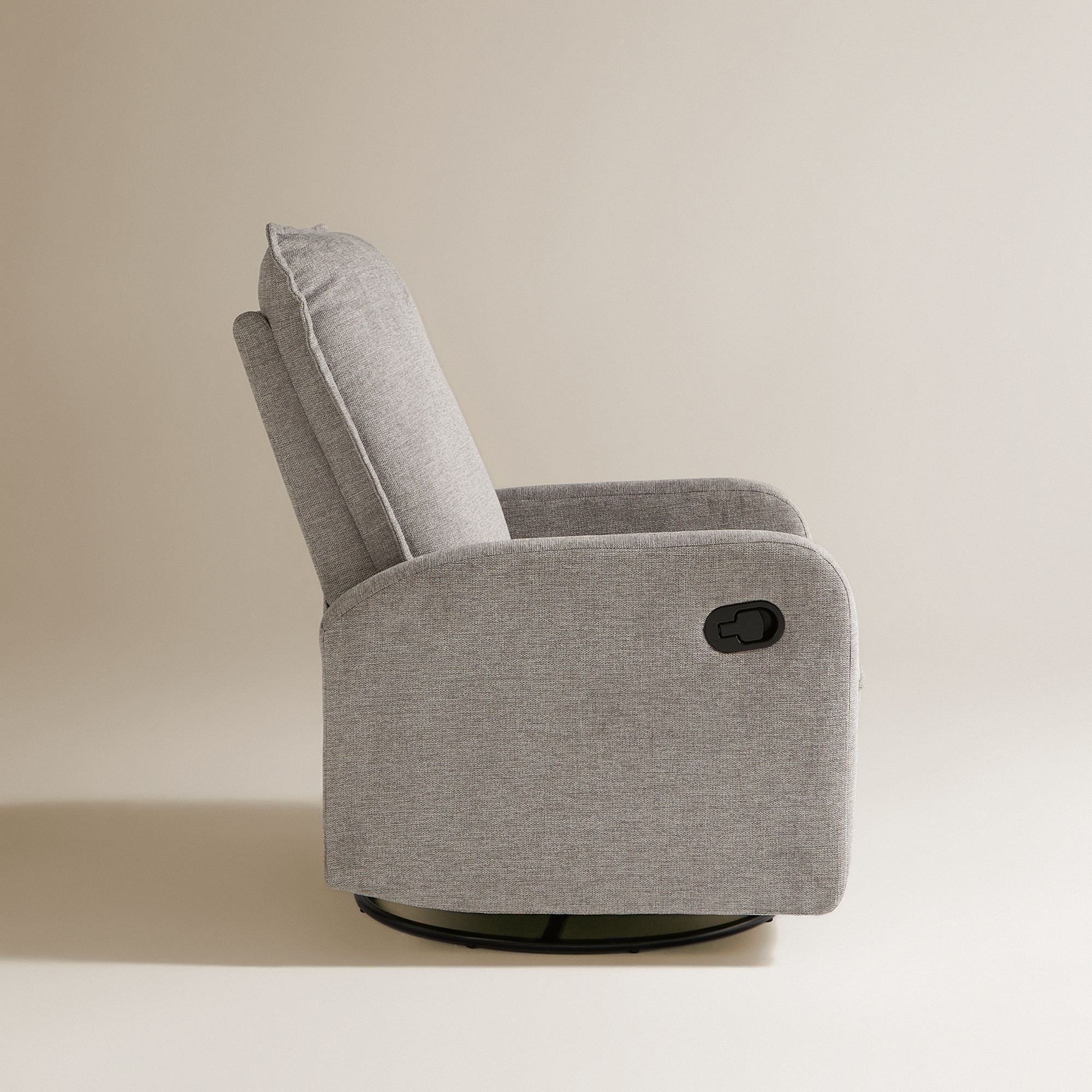 Cadeira com Relax Giratório Swing Cinzento-4