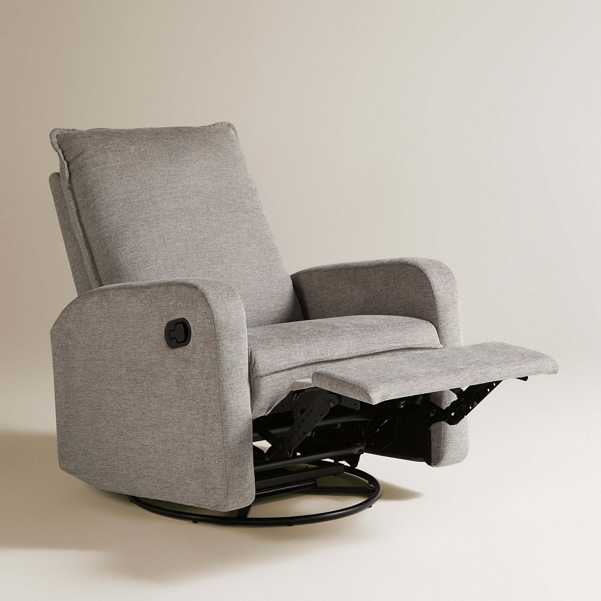 Cadeira com Relax Giratório Swing Cinzento-5