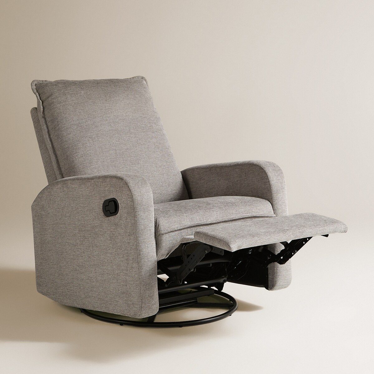 Cadeira com Relax Giratório Swing Cinzento-5