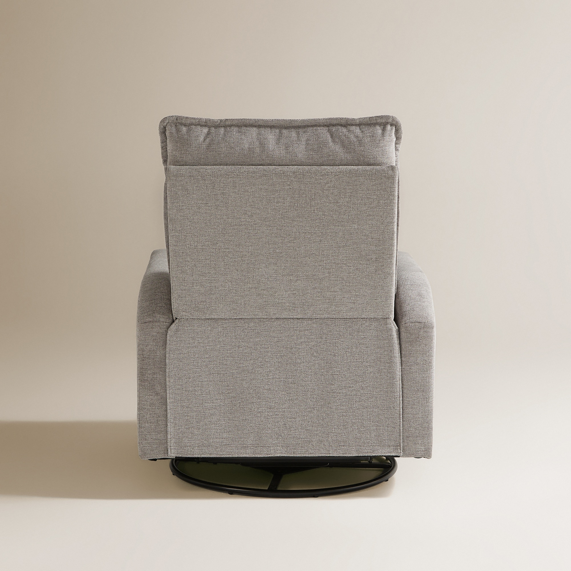 Cadeira com Relax Giratório Swing Cinzento-6