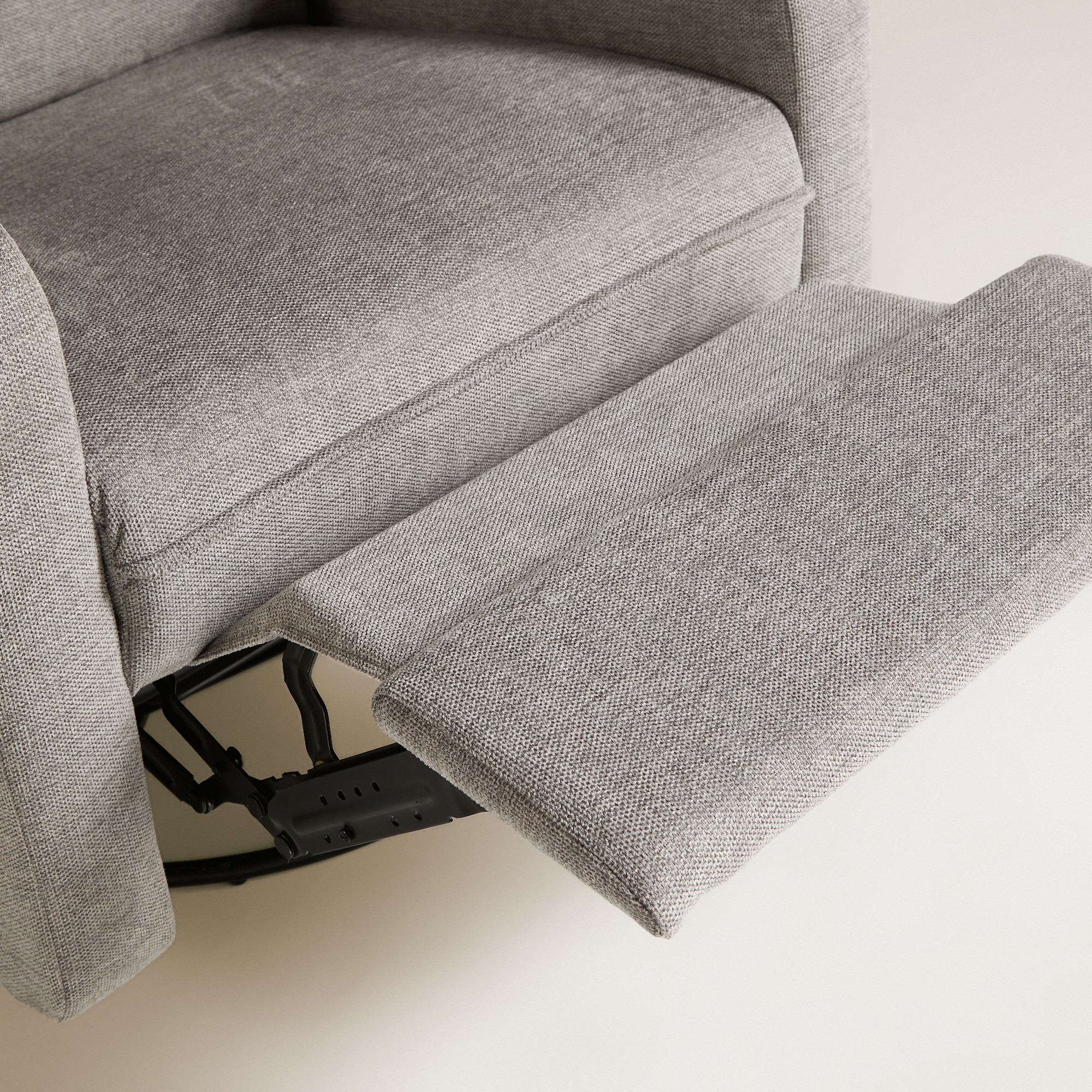 Cadeira com Relax Giratório Swing Cinzento-9