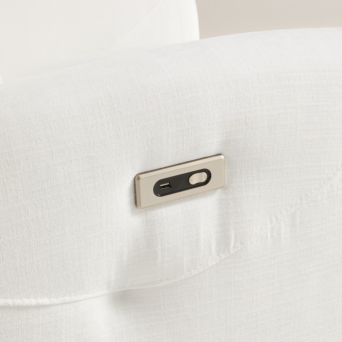 Sillón relax eléctrico Quiet El Corte Inglés Blanco-9