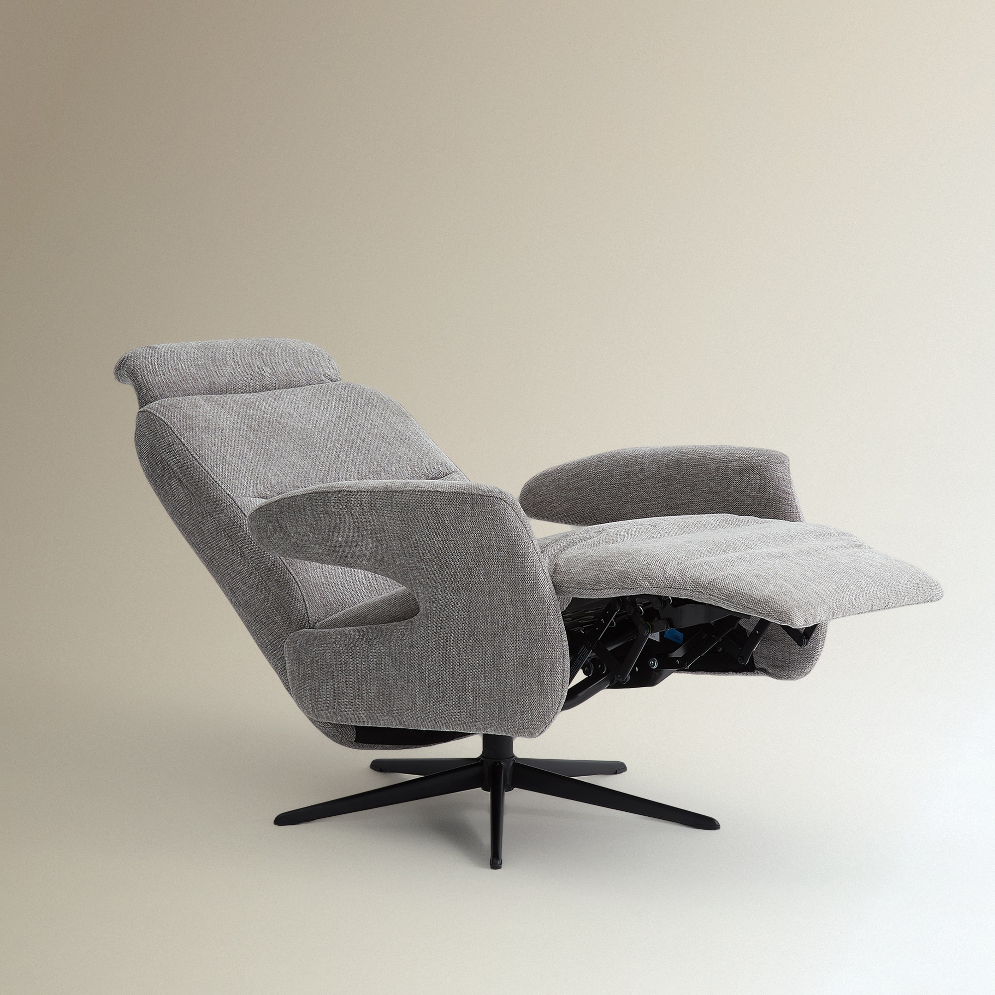 Sillón relax manual Bonnie - Gris Gris-7