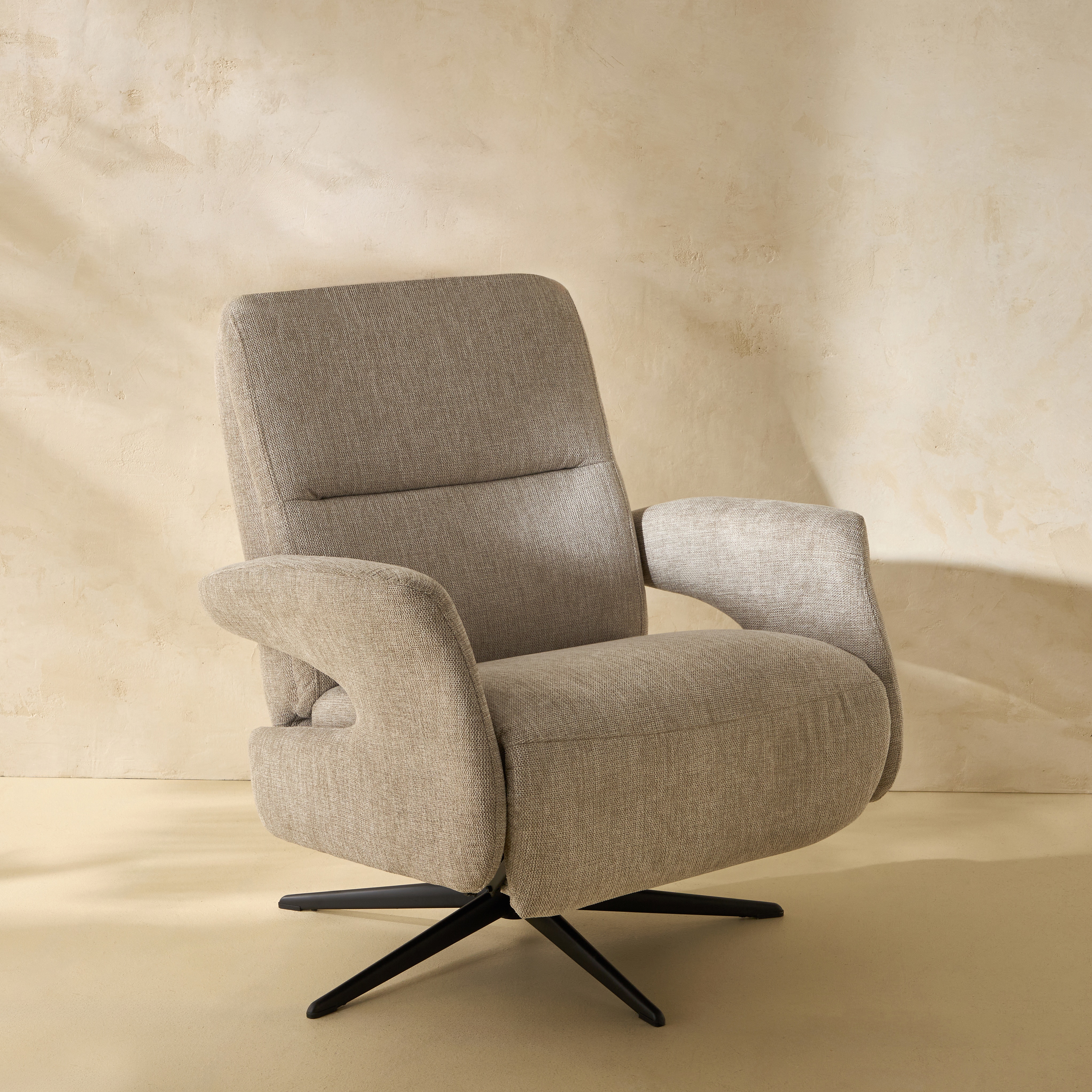 Cadeira com Relax Manual Bonnie Bege-1