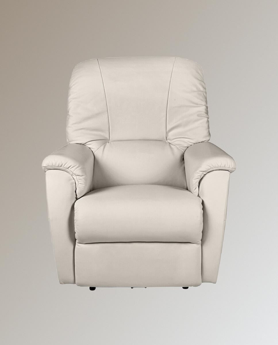 Sillón de piel relax eléctrico Catania - Beige Beige-2
